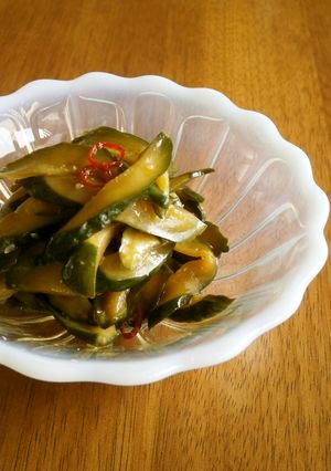 夏の常備菜　きゅうりのきんぴら-レシピのメイン写真