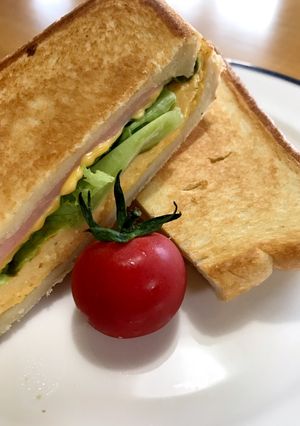 マヨ卵♪ホットサンド-レシピのメイン写真