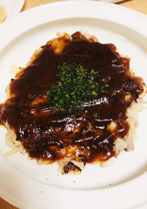 米粉のお好み焼き 幼児食-レシピのメイン写真