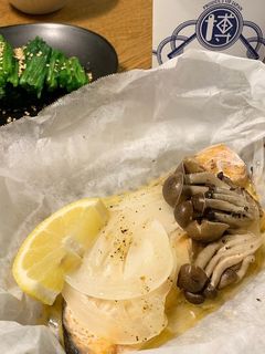 はかたスパイス × 鮭ときのこの包み焼き-レシピのメイン写真
