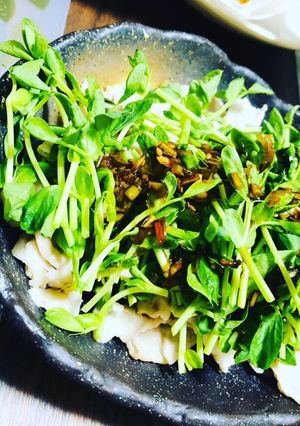 豚肉と豆苗のサッパリサラダ-レシピのメイン写真