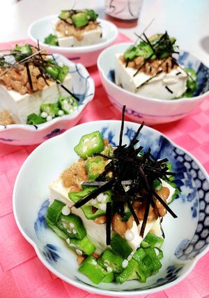 オクラ納豆豆腐(そのまんま)-レシピのメイン写真