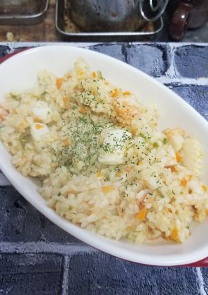 フライパンでピラフ-レシピのメイン写真