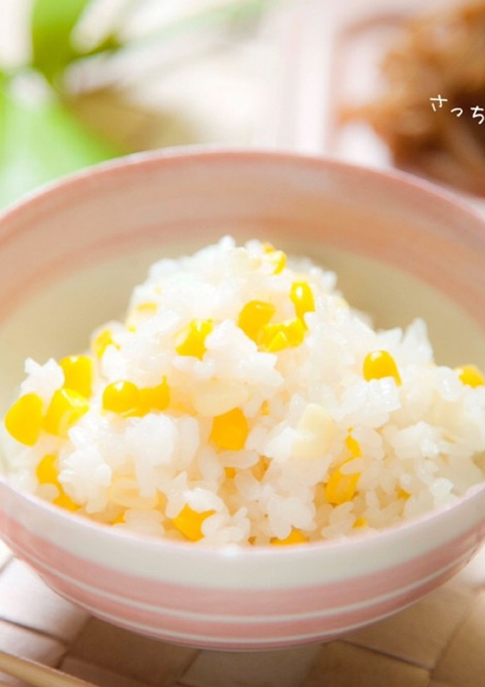 トウモロコシの炊き込みご飯⁂圧力鍋で簡単-レシピのメイン写真