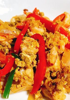本格タイ料理✦海老のカレー炒め✦-レシピのメイン写真