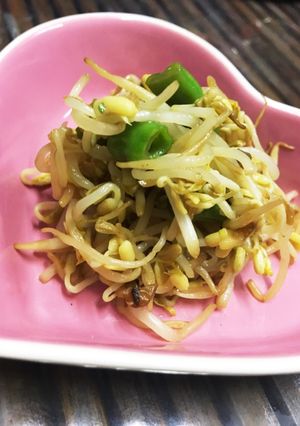 もやしとインゲンの焼肉のたれ炒め-レシピのメイン写真