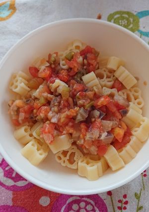離乳食後期 夏野菜とお麩のソース-レシピのメイン写真