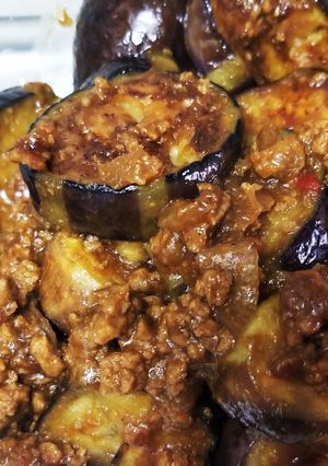 ☆ピリ辛肉味噌で♪茄子のカレー炒め☆-レシピのメイン写真