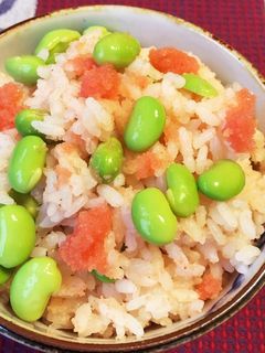 *旨い!枝豆と明太子の混ぜご飯*-レシピのメイン写真