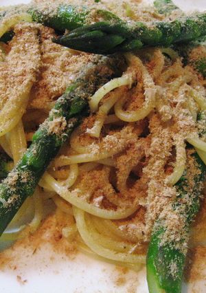 グリーンアスパラのおかかパスタ-レシピのメイン写真