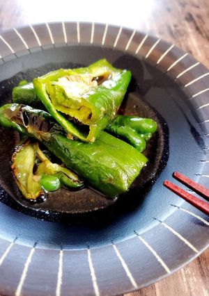 まるごと焼きピーマンのさっぱり浸け-レシピのメイン写真