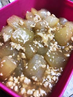 冬瓜とひき肉のとろっと煮-レシピのメイン写真