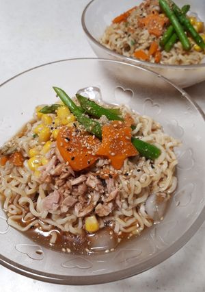 サッポロ一番★夏野菜冷やしラーメン-レシピのメイン写真