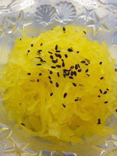 金糸瓜の酢の物-レシピのメイン写真