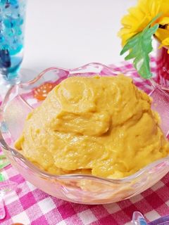 レンジで簡単♪マンゴーカスタードクリーム-レシピのメイン写真