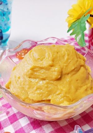 レンジで簡単♪マンゴーカスタードクリーム-レシピのメイン写真