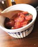 夏バテにもツワリにも。超簡単もずくトマト