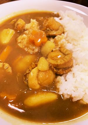 【気分を】帆立のカレーライス【変えて】-レシピのメイン写真