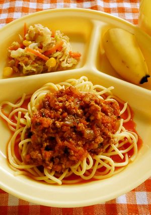 茄子ミートスパゲティ-レシピのメイン写真