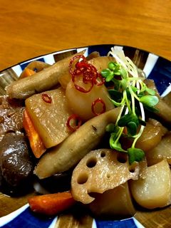 こんにゃくと根菜の炒り煮 *☻*-レシピのメイン写真