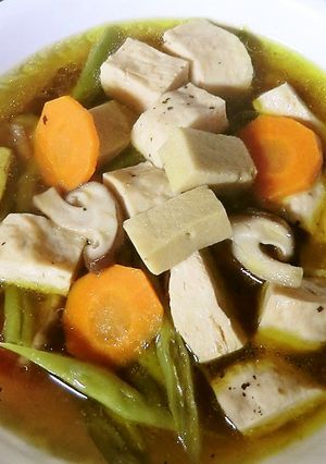 高野豆腐とサラダチキンの低糖質おつまみ-レシピのメイン写真