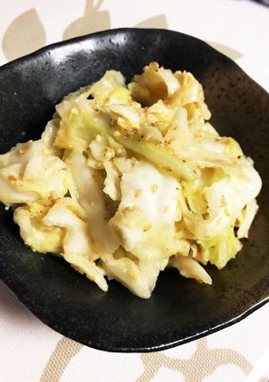 地味だけど美味しい！キャベツの胡麻酢和え-レシピのメイン写真