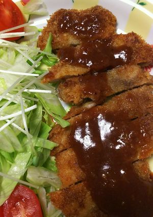 ガッツリカレー風味 とんかつ-レシピのメイン写真