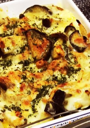 茄子のチーズ焼き カレー風味-レシピのメイン写真