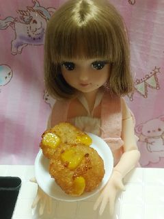 リカちゃんサイズ♡とうもろこしふわふわꕤ-レシピのメイン写真