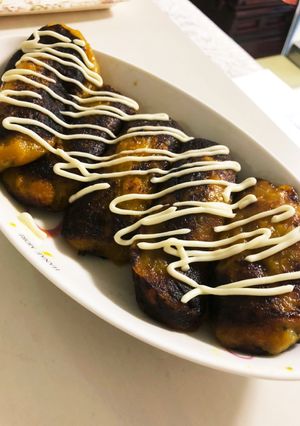 とろりんかぼちゃのチーズもち-レシピのメイン写真