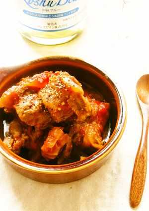 ☺簡単♪トマト味の洋風牛すじ煮込み☺-レシピのメイン写真