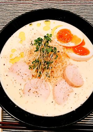 冷たいコーンポタージュ塩らーめん-レシピのメイン写真