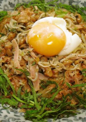 納豆スパゲティ-レシピのメイン写真