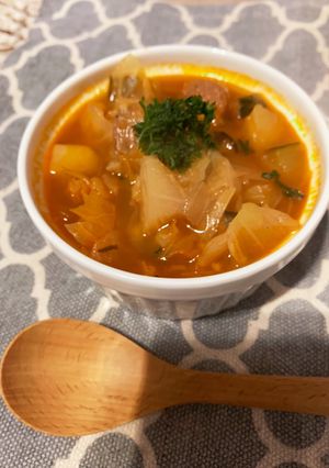 コトコト煮込んだミネストローネ-レシピのメイン写真