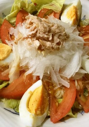 ♪サッポロ一番で辛旨野菜たっぷりスープ麺-レシピのメイン写真