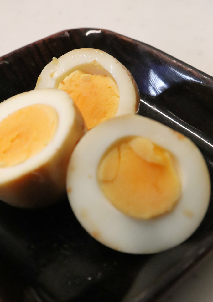 ウスターソースとトマトペーストで煮卵-レシピのメイン写真