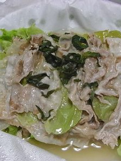 レンジで簡単☆豚肉とレタスの重ね蒸し-レシピのメイン写真