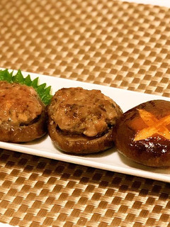 材料2つで◎ しいたけの肉詰め-レシピのメイン写真