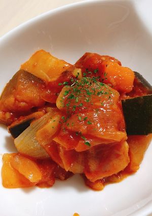 たっぷり野菜とベーコンのラタトゥイユ-レシピのメイン写真