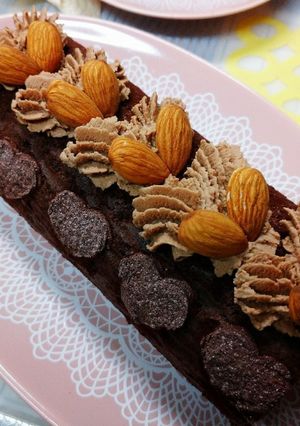 簡単ふわふわ！チョコレートロールケーキ☆-レシピのメイン写真