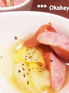 超簡単!副菜◇白菜のコンソメ煮-レシピのメイン写真