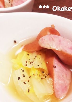 超簡単！副菜◇白菜のコンソメ煮-レシピのメイン写真