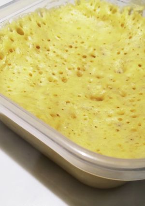 レンジでバナナケーキ→蒸しパン風です-レシピのメイン写真