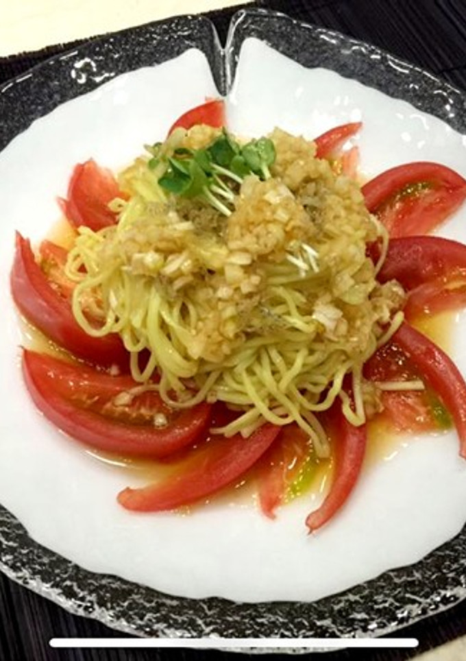 トマトとしらすの冷やし中華-レシピのメイン写真