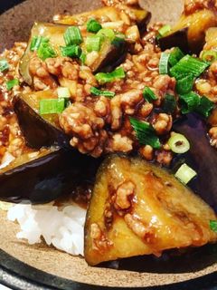 簡単美味しい◎麻婆ナス丼-レシピのメイン写真
