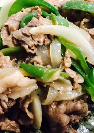 牛肉とピーマンのニンニク醤油炒め-レシピのメイン写真