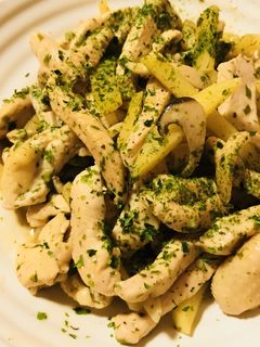 鶏肉とジャガイモ&茸のしょう油バター焼き-レシピのメイン写真