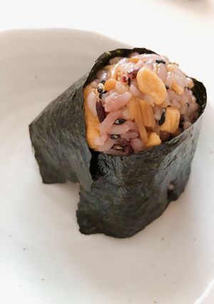 ナメタケおにぎり-レシピのメイン写真