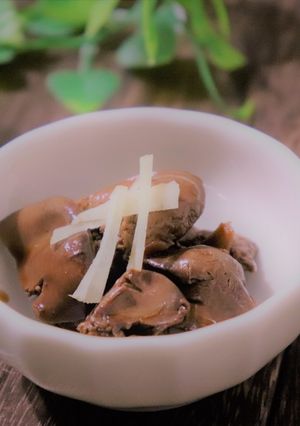 おつまみにも！甘くない鳥肝の生姜醤油煮-レシピのメイン写真