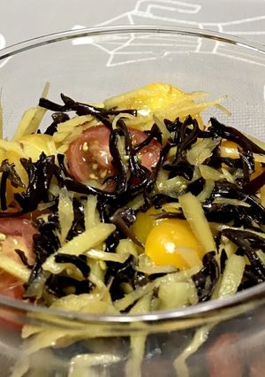 キクラゲ生姜トマトのポン酢和え-レシピのメイン写真